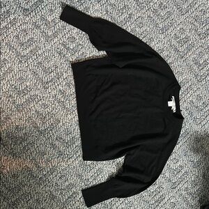 Woman’s Black Long Sleeve Sweater